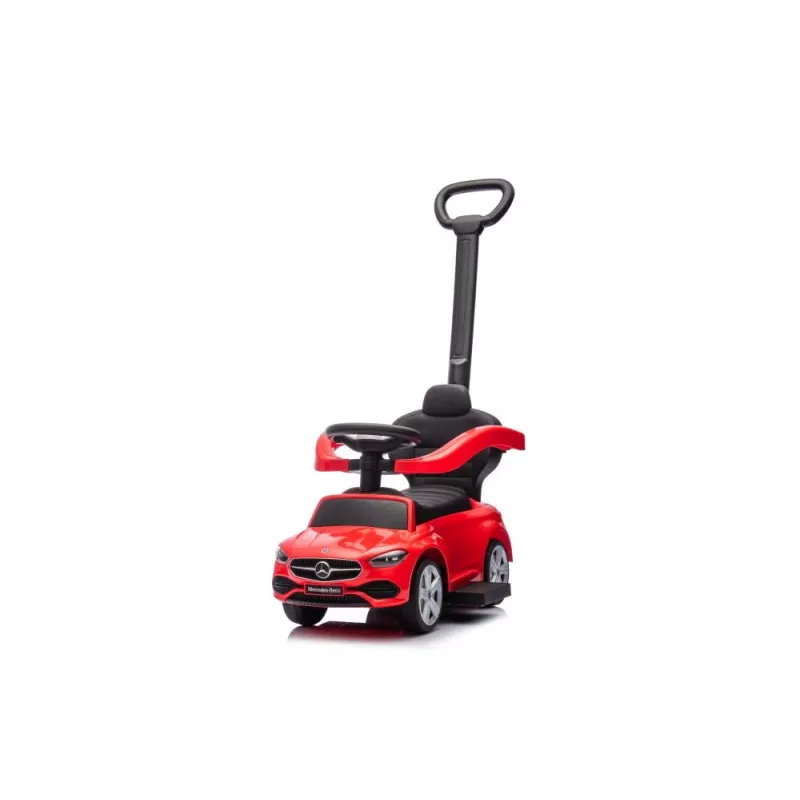 LEAN TOYS odrážadlo s tlačnou rukoväťou Mercedes 3in1 červená