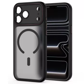 TECH-PROTECT MAGCAM MAGSAFE IPHONE 17 PRO / 18 PRO MATNÁ ČIERNA/ČERVENÁ