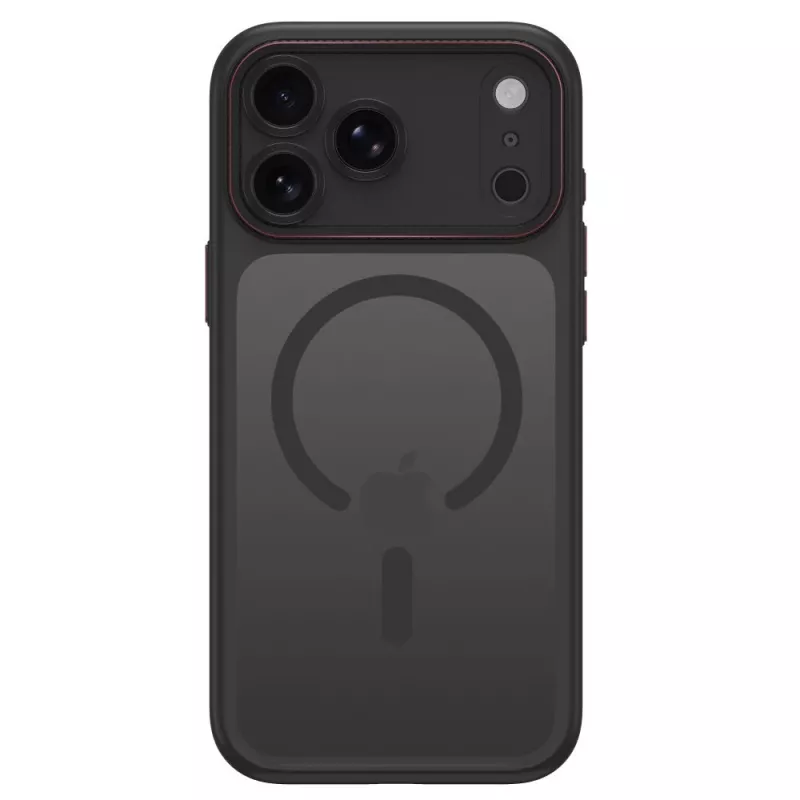 TECH-PROTECT MAGCAM MAGSAFE IPHONE 17 PRO / 18 PRO MATNÁ ČIERNA/ČERVENÁ