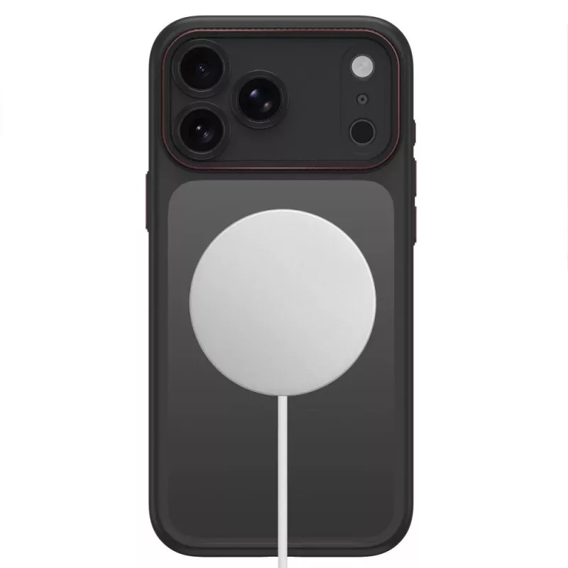 TECH-PROTECT MAGCAM MAGSAFE IPHONE 17 PRO / 18 PRO MATNÁ ČIERNA/ČERVENÁ