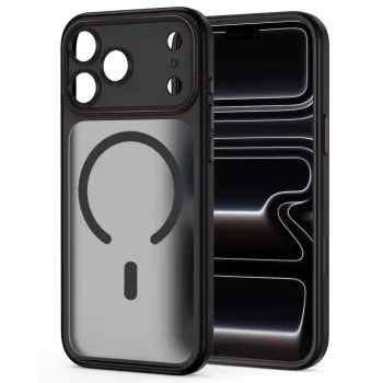 TECH-PROTECT MAGCAM MAGSAFE IPHONE 17 PRO MAX / 18 PRO MAX MATNÁ ČIERNA/ČERVENÁ