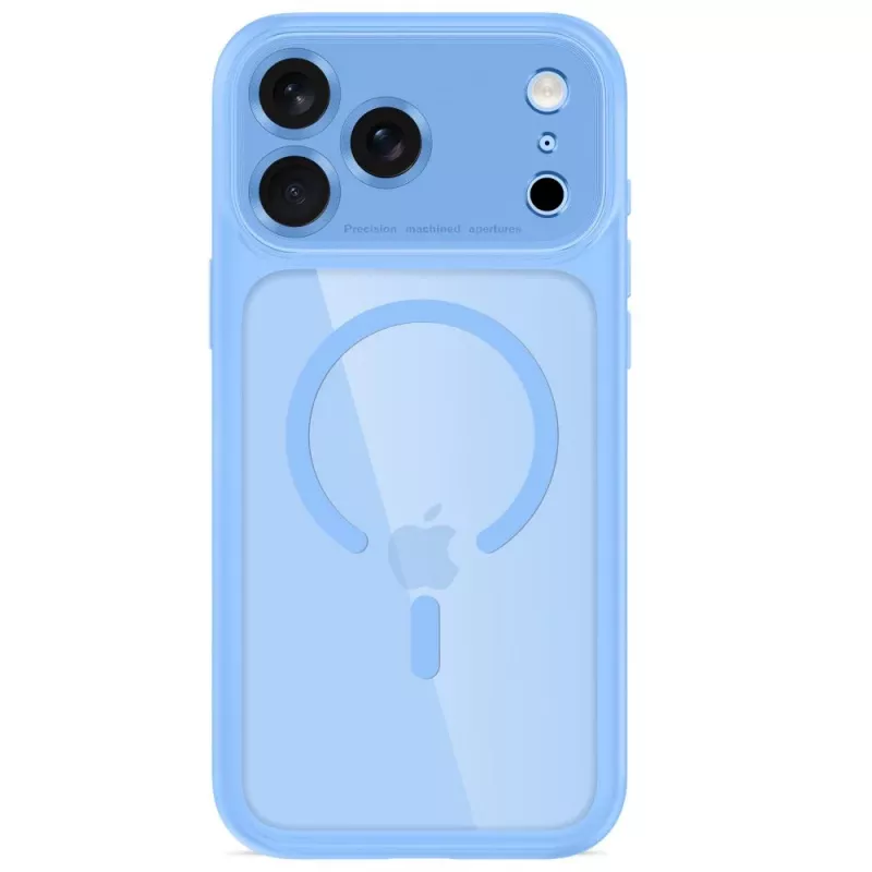 TECH-PROTECT MAGPEAK MAGSAFE CC IPHONE 17 PRO / 18 PRO SVETLOMODRÁ/TRANSPARENTNÁ