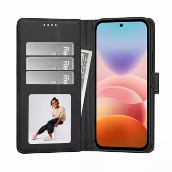 Tech-Protect peňaženka pre Xiaomi Redmi 17 4G / 5G čierna