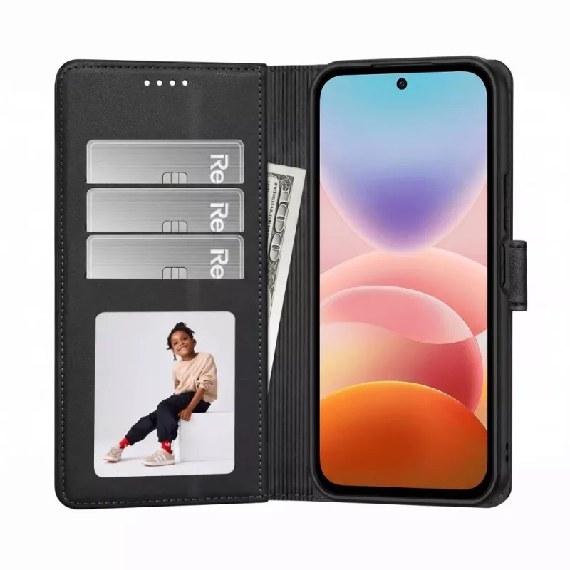 Tech-Protect peňaženka pre Xiaomi Redmi 17 4G / 5G čierna