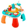 LEAN TOYS učebný stôl interaktívny hudobný panel piano 2 v 1 tyrkysový