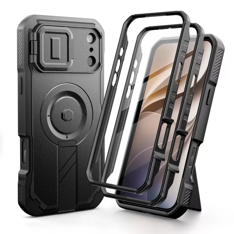 TECH-PROTECT KEVLAR MAGSAFE 2-SET IPHONE 17 PRO / 18 PRO ČIERNA
