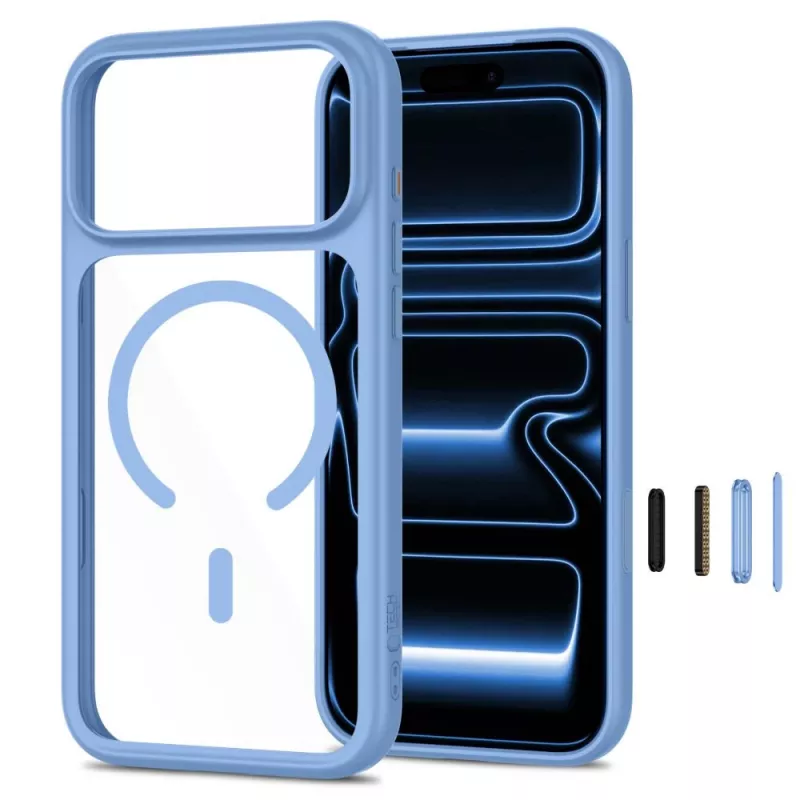 TECH-PROTECT MAGONE MAGSAFE CC + SKLO 2ER-PACK IPHONE 17 PRO / 18 PRO HELLBLAU/KLAR