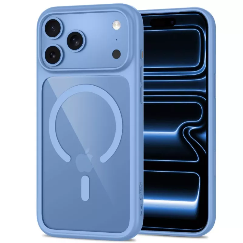 TECH-PROTECT MAGONE MAGSAFE CC + SKLO 2ER-PACK IPHONE 17 PRO / 18 PRO HELLBLAU/KLAR
