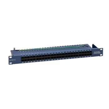 EMITERNET 19 telefónny panel/ISDN 50xRJ45 (1U) modrý FN/TEL/FA850KT5084BK