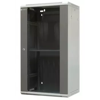 EMITER EM/AP6422 22U nástenný rack 600x450x1083mm so sklenenými prednými dverami