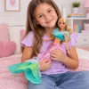 LEAN TOYS Anlily bábika morská panna s ligotavým chvostom, zrkadlom a hrebeňom