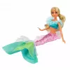 LEAN TOYS Anlily bábika morská panna s ligotavým chvostom, zrkadlom a hrebeňom