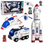 LEAN TOYS veľká vesmírna sada stanica raketa raketoplán prieskumné vozidlo astronauti