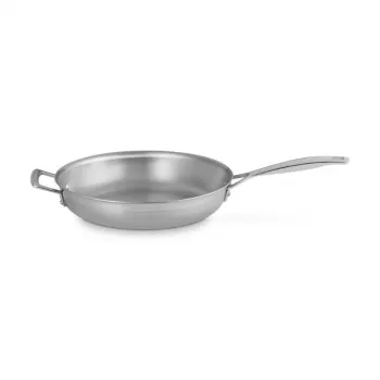 LE CREUSET 3-vrstvová panvica z nehrdzavejúcej ocele bez povrchovej úpravy Ø28cm