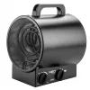 NEO TOOLS 90-065 Elektrický teplovzdušný ventilátor nerez 2000 W čierny