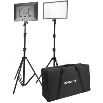 Nanlite LUMIPAD 25 2KIT Bi-Color LED panelová súprava so stojanmi a taškou