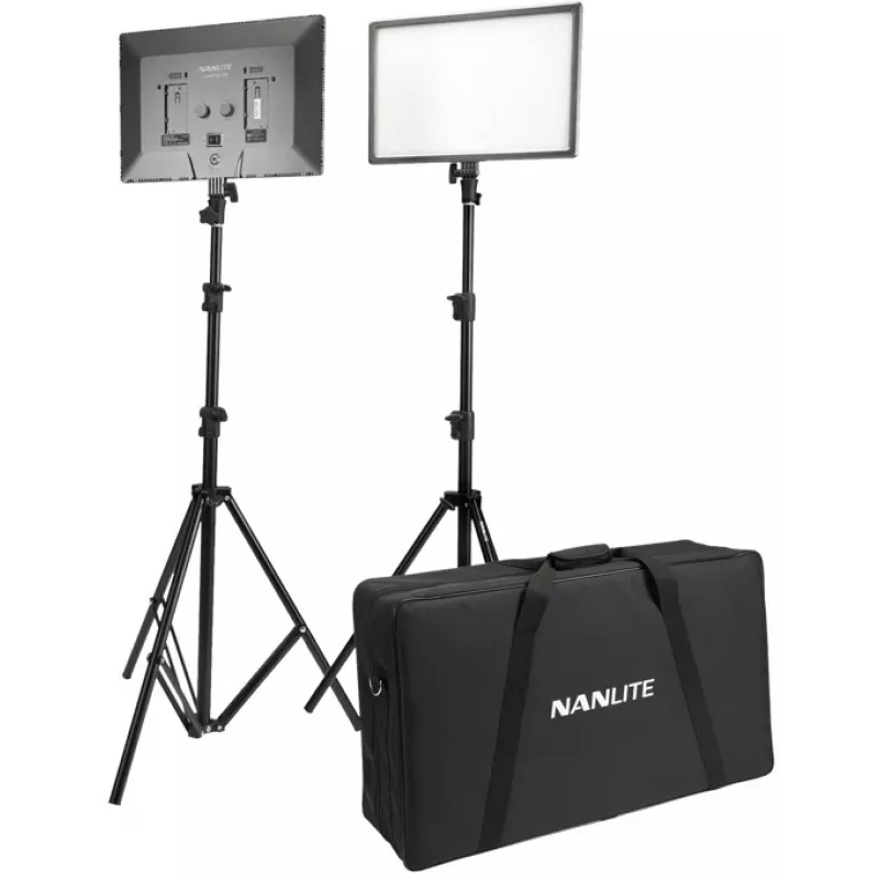 Nanlite LUMIPAD 25 2KIT Bi-Color LED panelová súprava so stojanmi a taškou