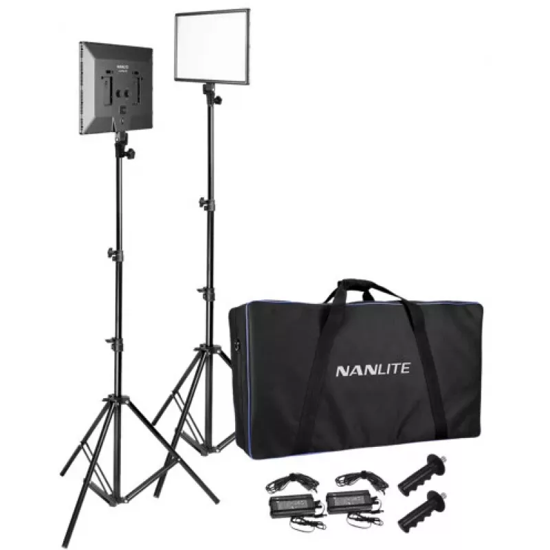 Nanlite LUMIPAD 25 2KIT Bi-Color LED panelová súprava so stojanmi a taškou