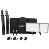 Nanlite LUMIPAD 25 2KIT Bi-Color LED panelová súprava so stojanmi a taškou