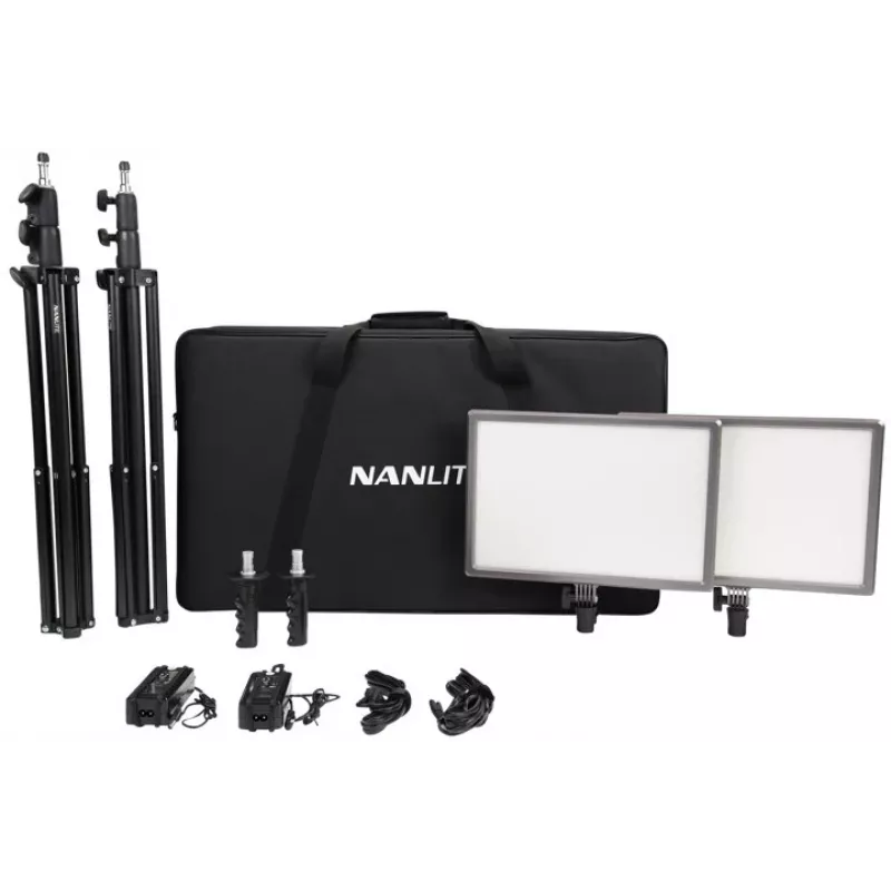 Nanlite LUMIPAD 25 2KIT Bi-Color LED panelová súprava so stojanmi a taškou