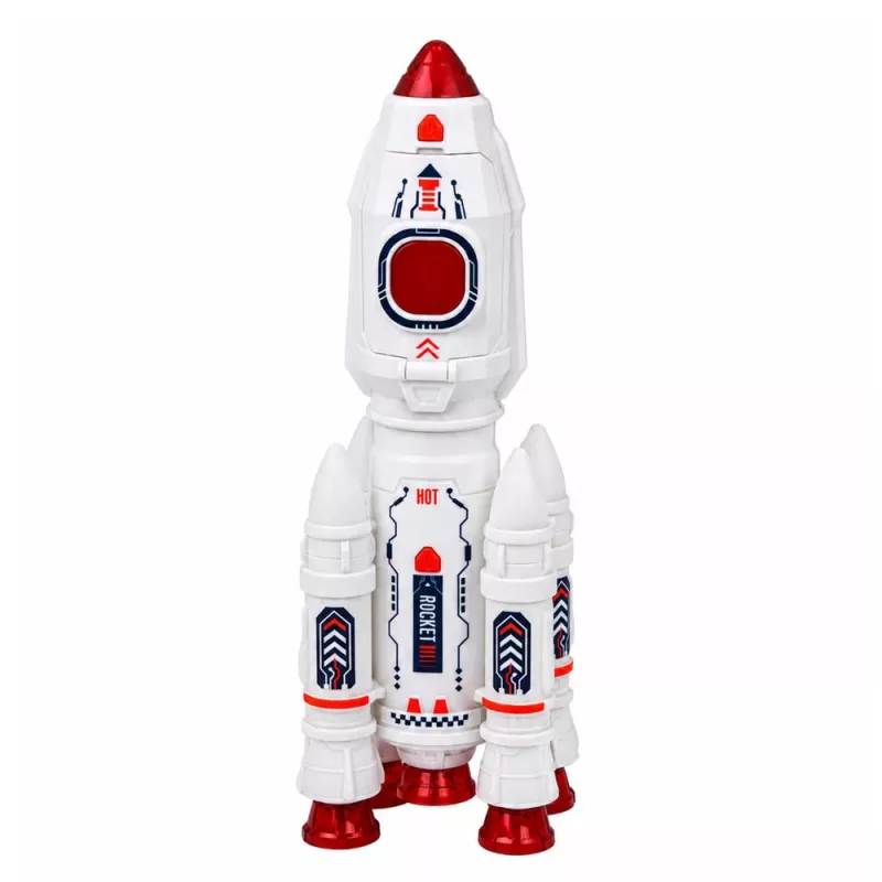 LEAN TOYS vesmírna sada rakety shuttle astronauti modul svetlá zvuky