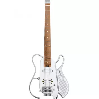 DONNER-HUSH-X-LIVE-WHITE - elektrická gitara so zabudovaným reproduktorom