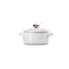 LE CREUSET Mini Cocotte kameninová forma Ø10cm biela