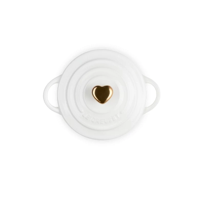 LE CREUSET Mini Cocotte kameninová forma Ø10cm biela