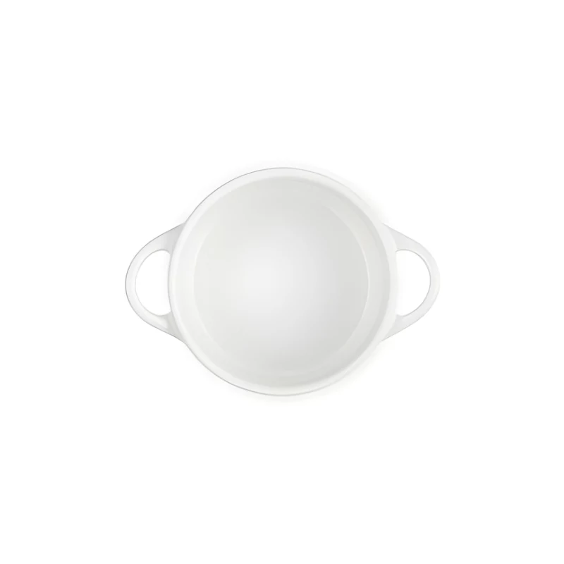 LE CREUSET Mini Cocotte kameninová forma Ø10cm biela