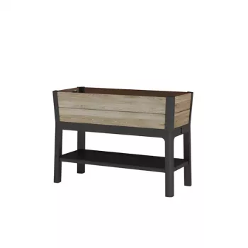 KETER kvetináč Deco Elevated Garden Bed 48L orech