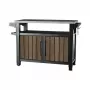 KETER Grilovací stôl Deco Unity XL 207L orechový odtieň