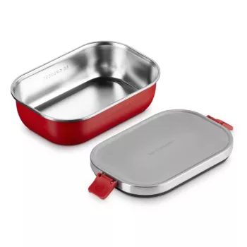 LE CREUSET obedár ON THE GO 900 ml červený