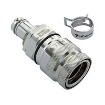 Koolance QDT3 Viton rýchlospojka, samica, panelová vsuvka - 10 mm ID (3/8 palca)