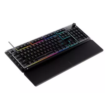 CORSAIR SKIFF 100 PLUS káblová herná klávesnica s 10-zónovým RGB podsvietením čierna
