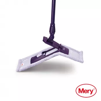 MERY Mikrofázová mop 45 cm s kovovou rukoväťou 140 cm