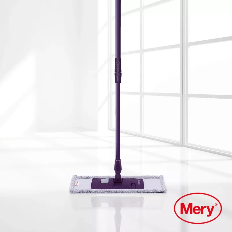 MERY Mikrofázová mop 45 cm s kovovou rukoväťou 140 cm