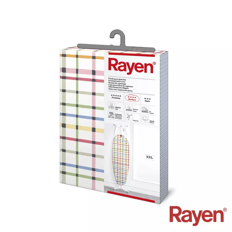 RAYEN Poťah na žehliacu dosku látka Medium XXL Easyclip 150x55cm