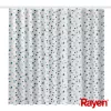 RAYEN Sprchový záves 180x200cm biela/modrá, polyester