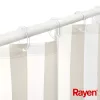 RAYEN Sprchový záves 180x200cm biela/béžová, PEVA