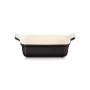 Le Creuset Obdĺžniková Heritage kamenina 19x14cm / 1,1L čierna