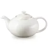 LE CREUSET kameninová čajová kanvica 1,3L biela