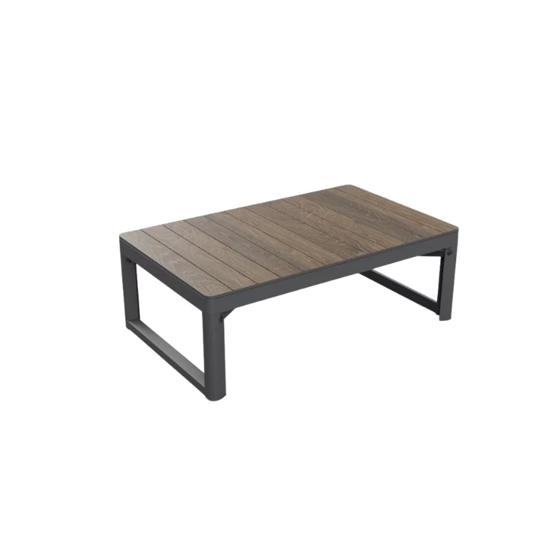 KETER Záhradný stôl Deco Lyon orechová/sivá