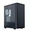 Zalman S6 ATX Mid Tower PC skriňa, 3 x 140mm + 1 x 120mm pevné RGB ventilátory, tvrdené sklo, čierna