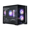 Zalman D30 čierna mATX Mini Tower PC skriňa s 3x 120mm ARGB ventilátormi a bočnicou z temperovaného skla