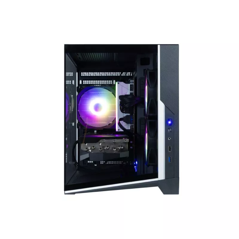 Zalman D30 čierna mATX Mini Tower PC skriňa s 3x 120mm ARGB ventilátormi a bočnicou z temperovaného skla