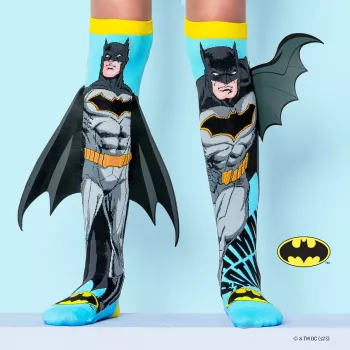 MADMIA detské podkolienky ponožky DC Comics / Batman s 3D krídlami / MB001