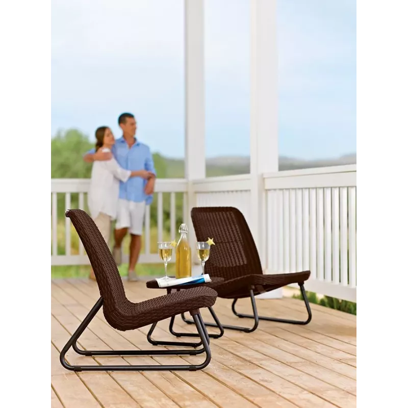 KETER záhradný nábytkový set Rio Patio Set hnedý