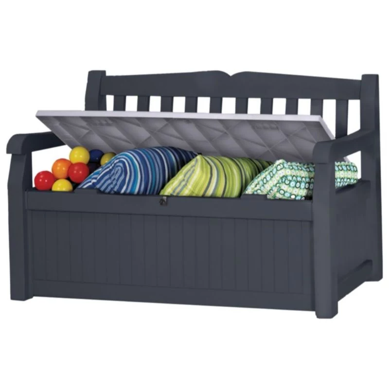 KETER Úložná lavica Eden Garden Bench 265L sivá
