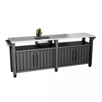 KETER Grilovací stôl Unity Chef 415 L sivý
