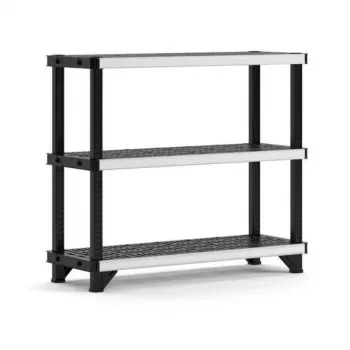 KETER 3-stupňová polica Fused 122,1x45,7x105,8cm čierna
